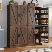 71in Farmhouse Kitchen Pantry Cabinet Storage Cabinet