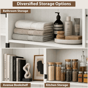 71in Farmhouse Kitchen Pantry Cabinet Storage Cabinet