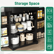 72" Tall Kitchen Pantry Storage Cabinet