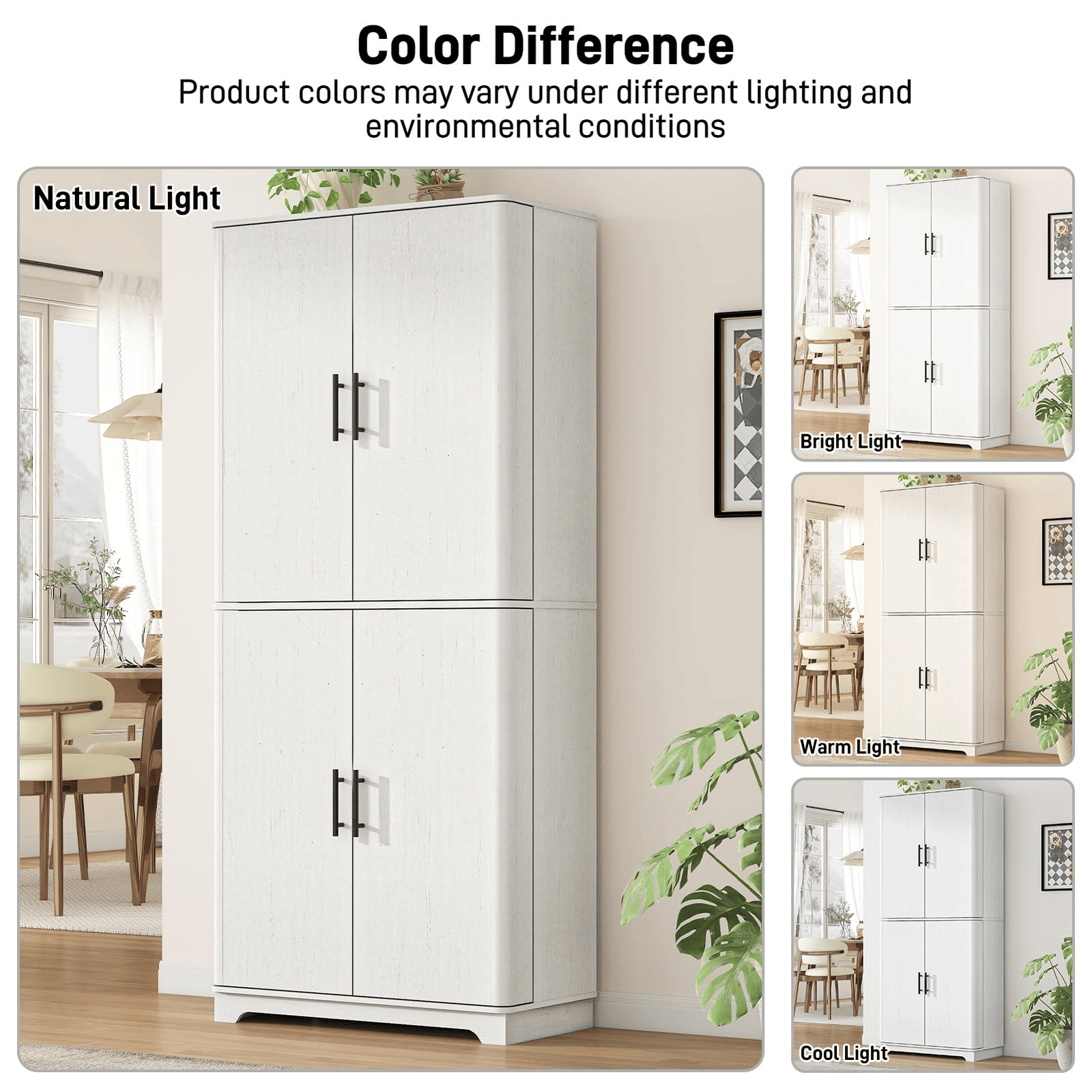 72" Tall Kitchen Pantry Storage Cabinet