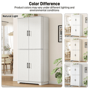 72" Tall Kitchen Pantry Storage Cabinet
