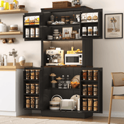 72" Tall Kitchen Pantry Storage Cabinet