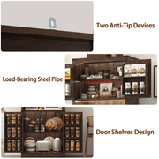 72" Tall Kitchen Pantry Storage Cabinet