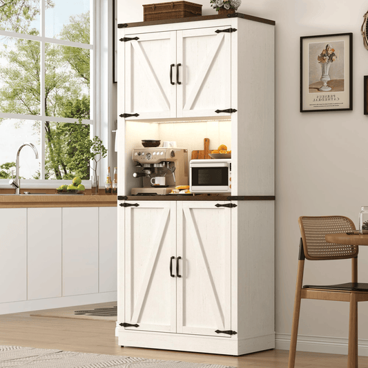 72" Tall Kitchen Pantry Storage Cabinet