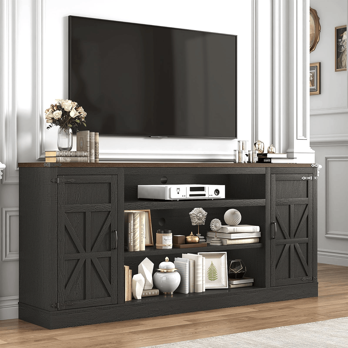 75" Coffee Bar with Charging Station