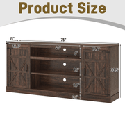 75" Coffee Bar with Charging Station
