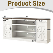 75" Coffee Bar with Charging Station