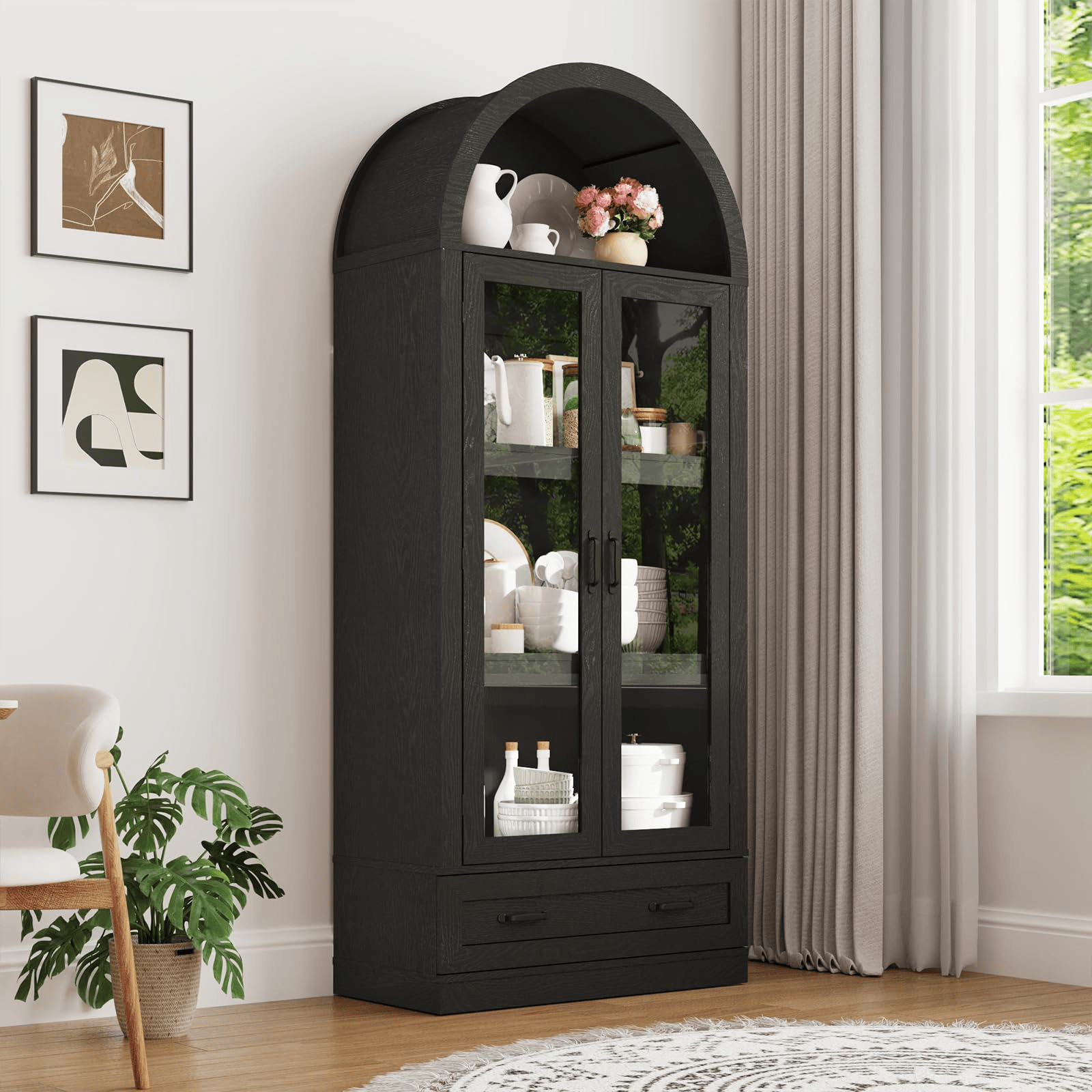 75in Tall Pantry Cabinet Storage Cabinet