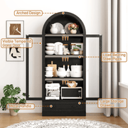 75in Tall Pantry Cabinet Storage Cabinet
