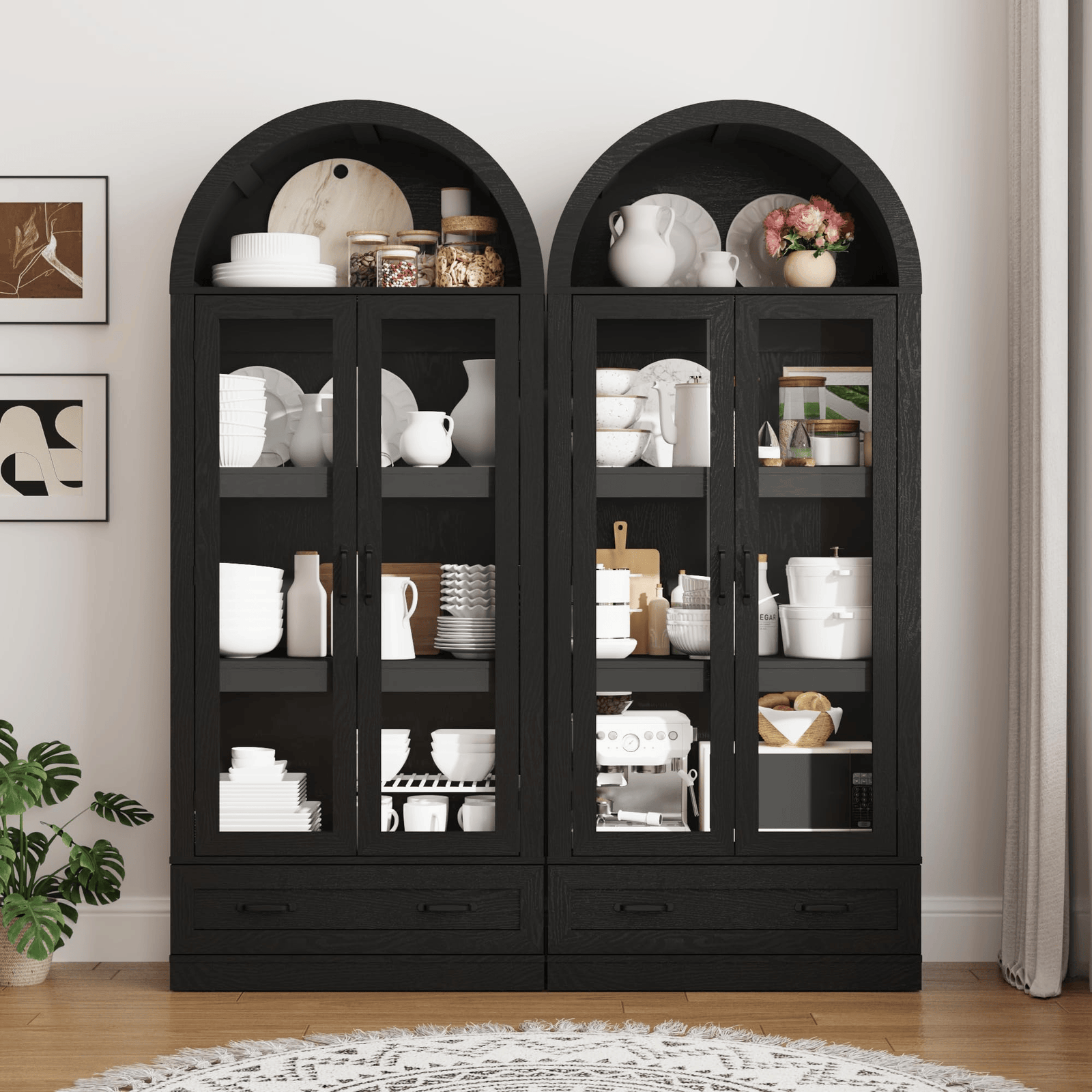 75in Tall Pantry Cabinet Storage Cabinet