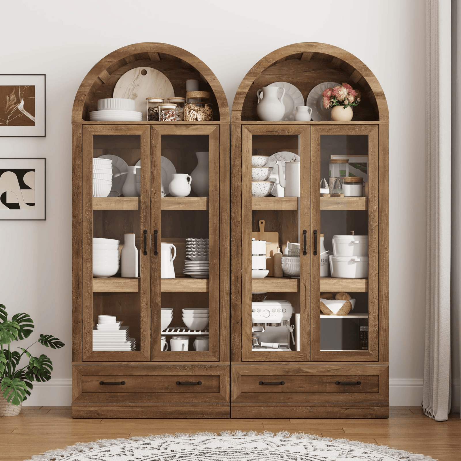 75in Tall Pantry Cabinet Storage Cabinet