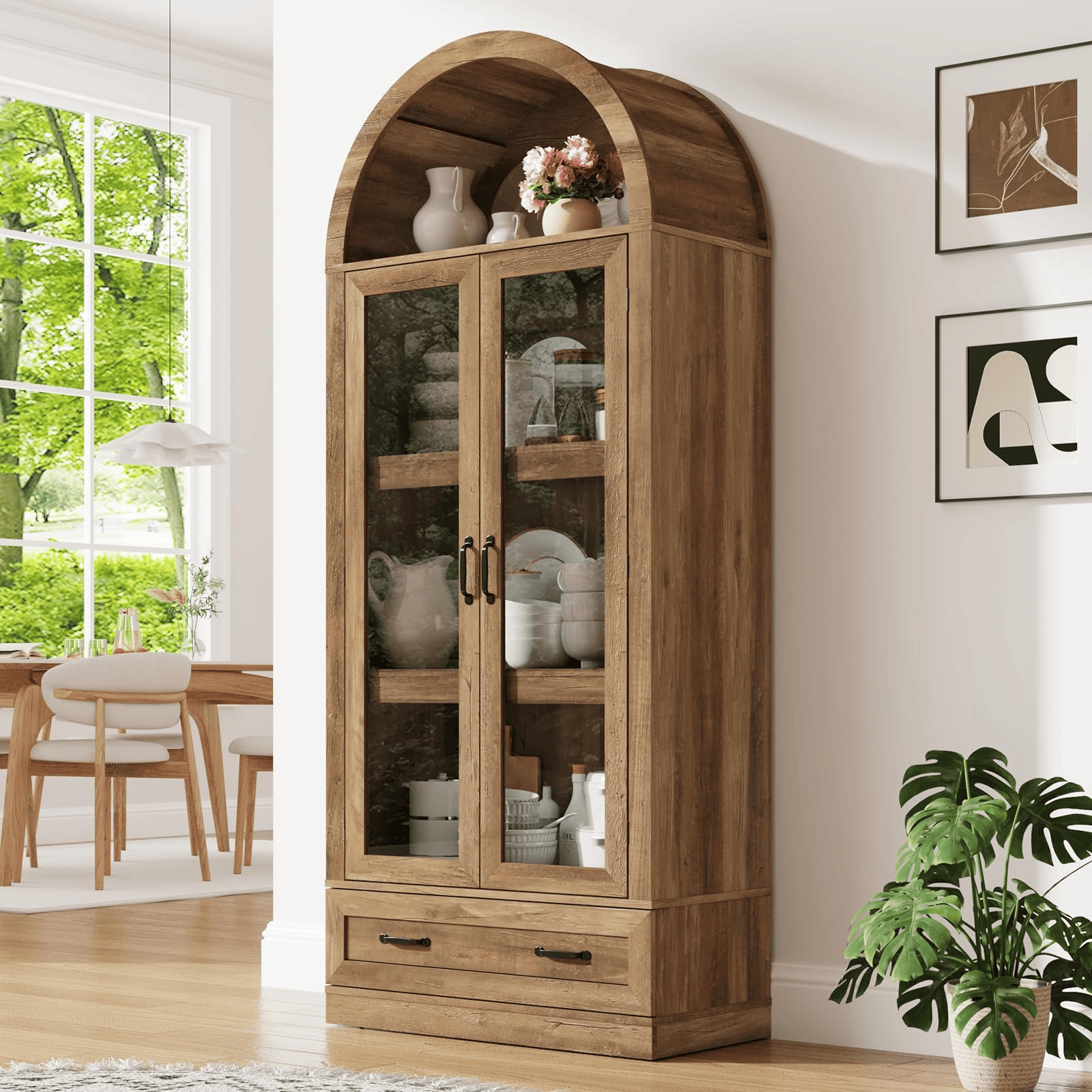 75in Tall Pantry Cabinet Storage Cabinet