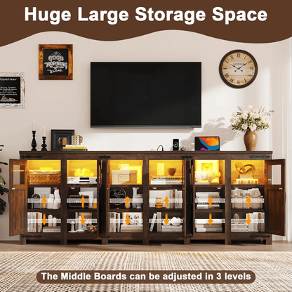 95" TV Stand Entertainment Center for 100/90/80 Inch TVs