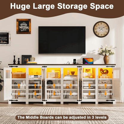 95" TV Stand Entertainment Center for 100/90/80 Inch TVs