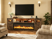 Electric Fireplace TV Stand for 100 Inch TV