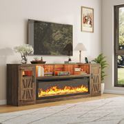 Electric Fireplace TV Stand for 100 Inch TV