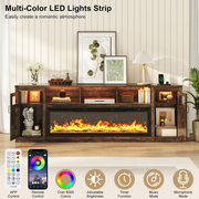 Electric Fireplace TV Stand for 100 Inch TV