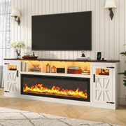 Electric Fireplace TV Stand for 100 Inch TV