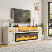 Electric Fireplace TV Stand for 100 Inch TV