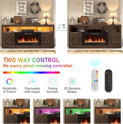 Electric Fireplace TV Stand for 70/75/80 Inch TV