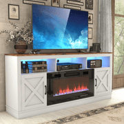 Electric Fireplace TV Stand for 70/75/80 Inch TV