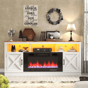 Electric Fireplace TV Stand for 70/75/80 Inch TV