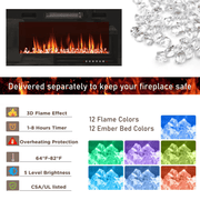 Electric Fireplace TV Stand for 70/75/80 Inch TV