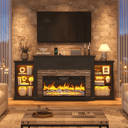 Electric Fireplace TV Stand for 95 Inch TV