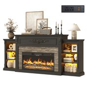 Electric Fireplace TV Stand for 95 Inch TV