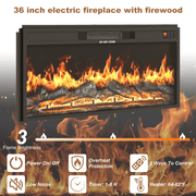 Electric Fireplace TV Stand for 95 Inch TV