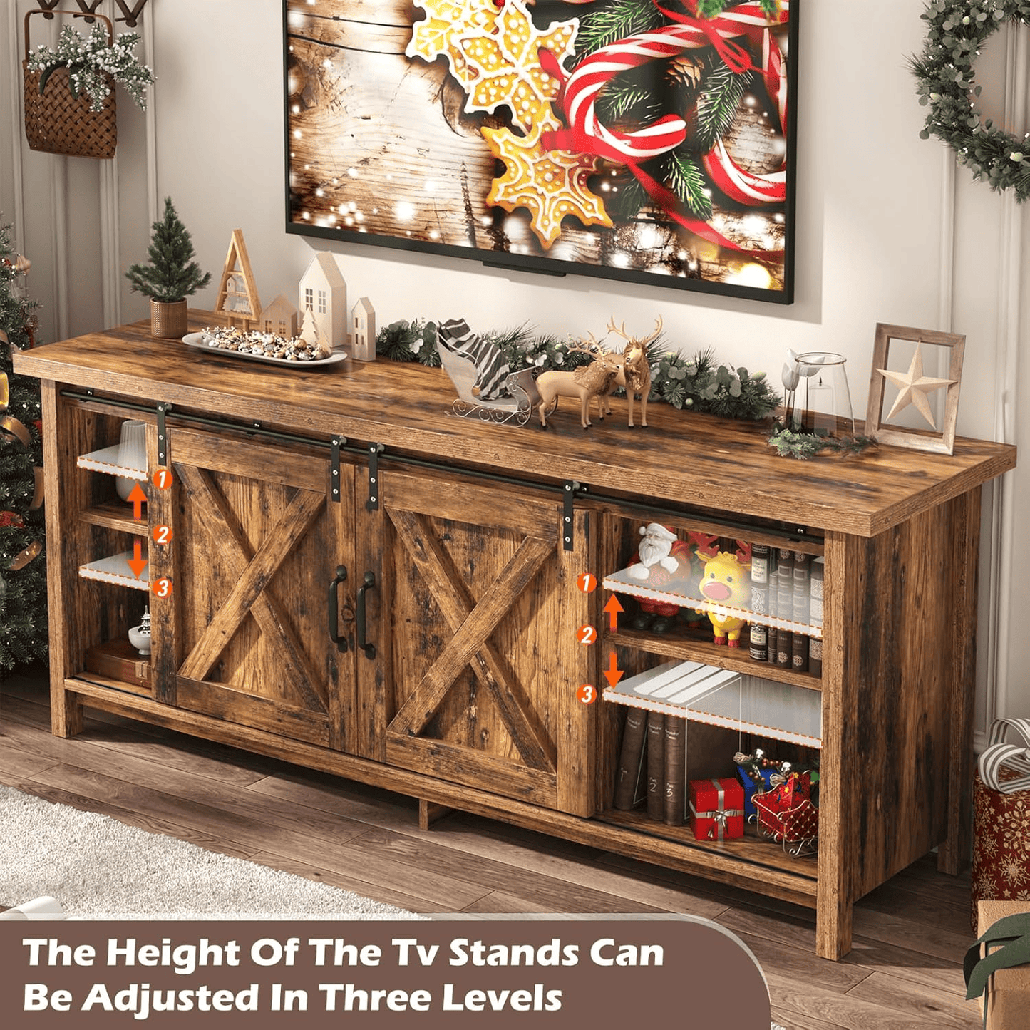 TV Stand Entertainment Center for 65 Inch TV