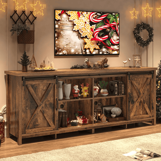 TV Stand Entertainment Center for 80 Inch TV
