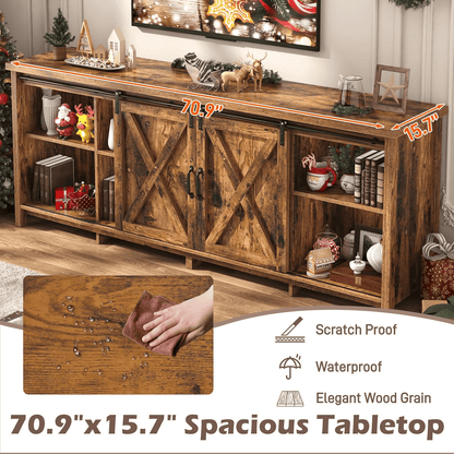 TV Stand Entertainment Center for 80 Inch TV